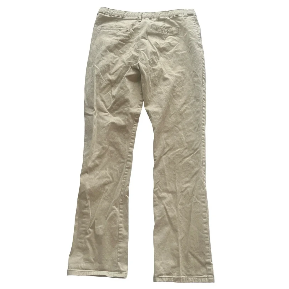 Children's Place Size 18 Plus, Lot‎ of 2, Pants Beige & Navy Blue 97% Cotton